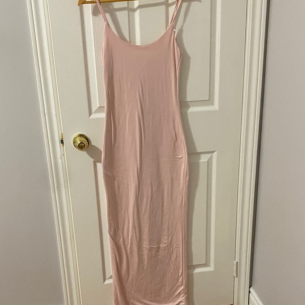 Charlotte Russe Blush Pink Maxi Dress